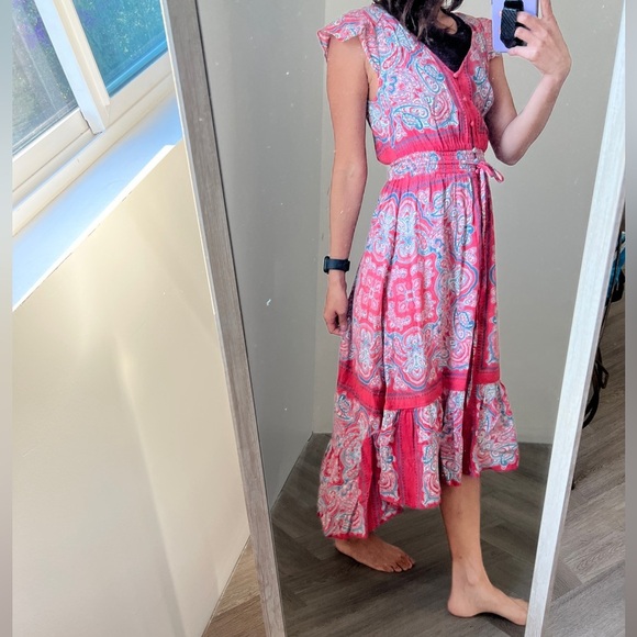 Lucky Brand Dresses & Skirts - Lucky Brand Women's dress - Red and Gray Paisley